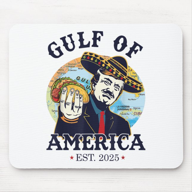 Flagge des US-Vintagen Amerikas 2025 Mousepad (Vorne)