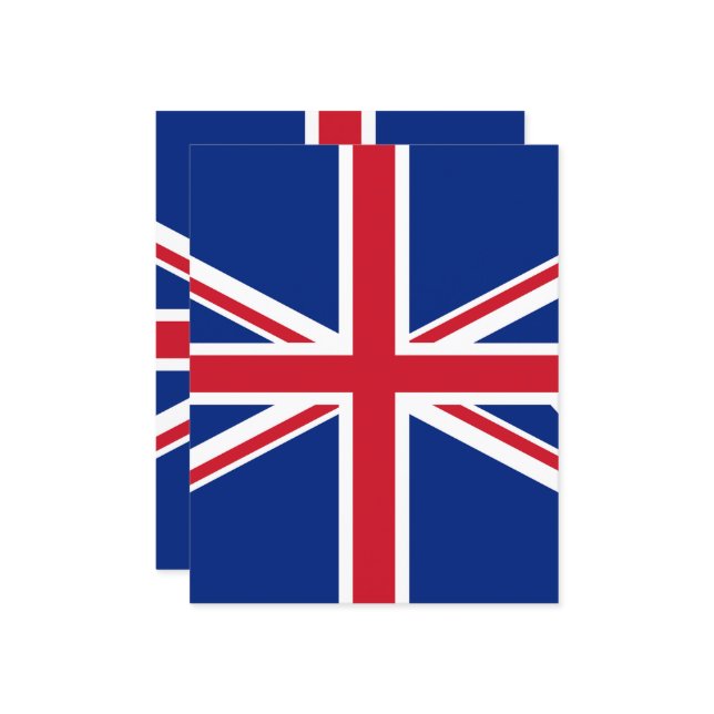 Flagge des Vereinigten Königreichs (Vorderseite/Rückseite Beispiel)