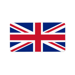 Flagge des Vereinigten Königreichs Adressaufkleber