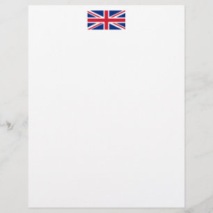 Flagge des Vereinigten Königreichs Briefbogen