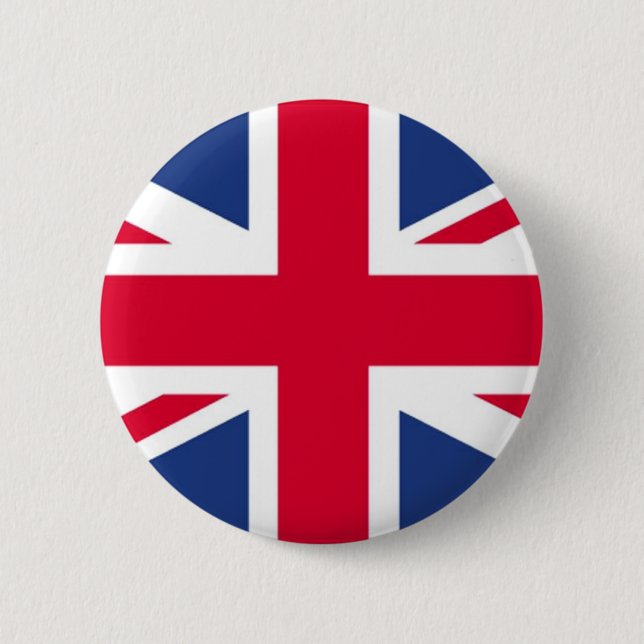 Flagge des Vereinigten Königreichs Button (Vorderseite)