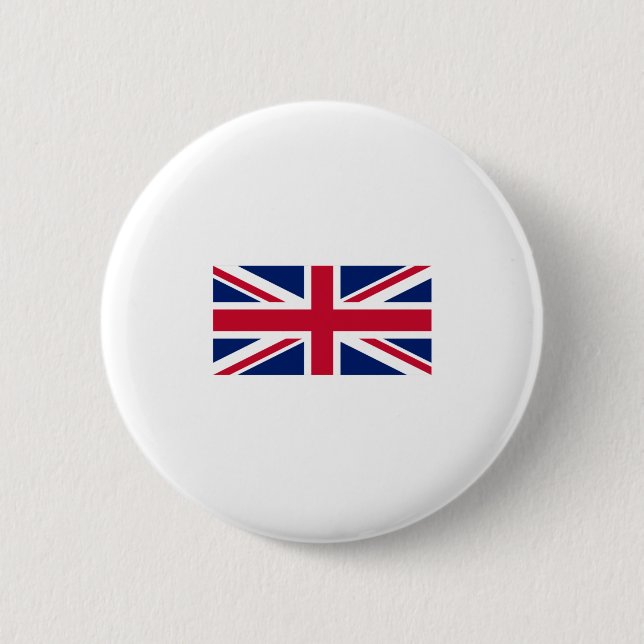 Flagge des Vereinigten Königreichs-England-Union J Button (Vorderseite)