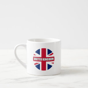 Flagge des Vereinigten Königreichs Espressotasse