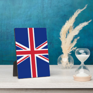 Flagge des Vereinigten Königreichs Fotoplatte
