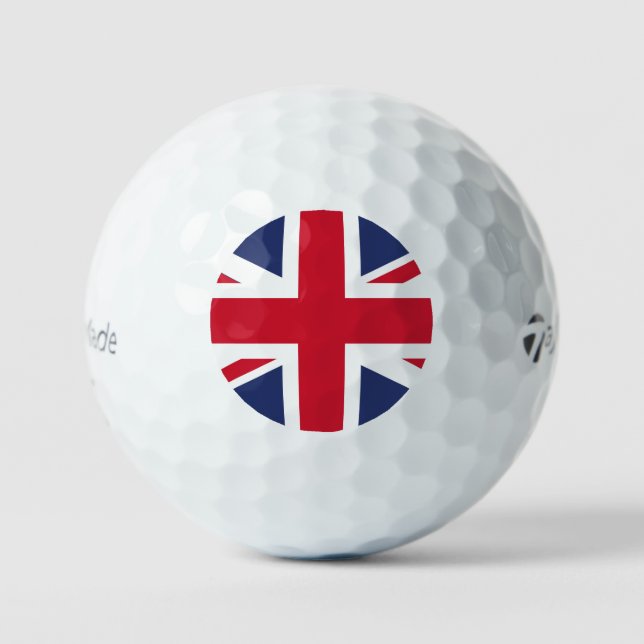 Flagge des Vereinigten Königreichs Golfball (Vorderseite)
