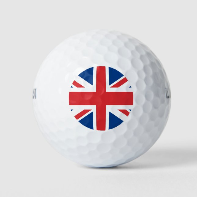 Flagge des Vereinigten Königreichs Golfball (Vorderseite)
