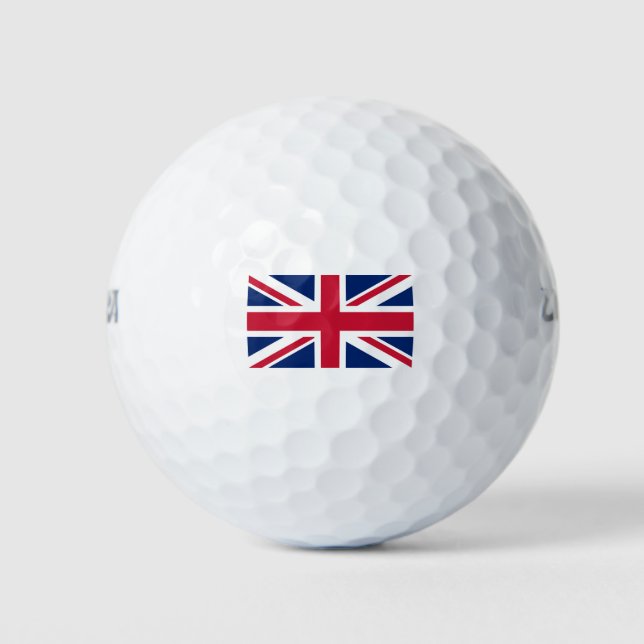 Flagge des Vereinigten Königreichs Golfball (Vorderseite)
