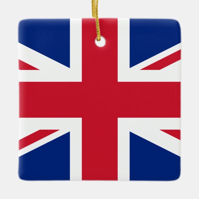 Flagge des Vereinigten Königreichs (Großbritannien Keramikornament (Vorderseite)
