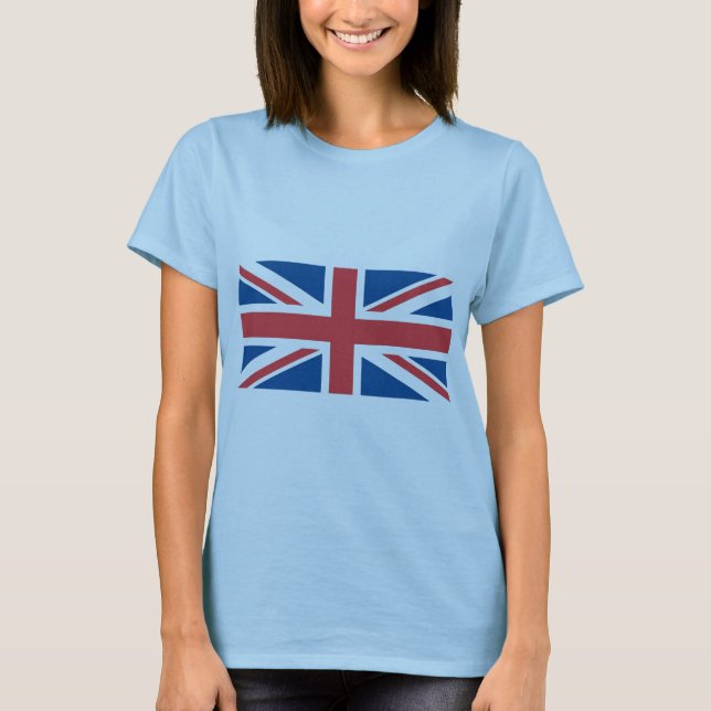 Flagge des Vereinigten Königreichs Großbritannien T-Shirt (Vorderseite)