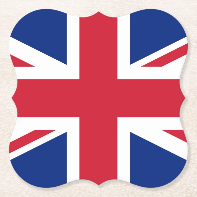 Flagge des Vereinigten Königreichs (Großbritannien Untersetzer (Vorderseite)