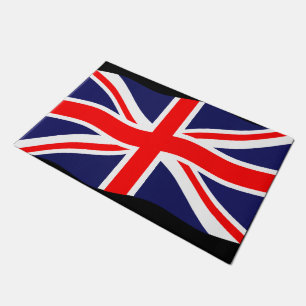 Flagge des Vereinigten Königreichs + Ihre Ideen Fußmatte