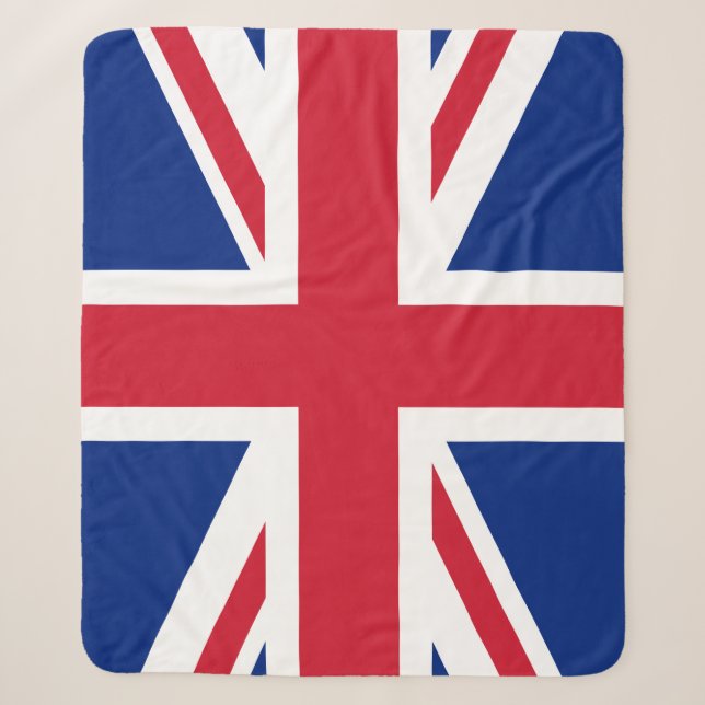 Flagge des Vereinigten Königreichs Jack Sherpadecke (Vorderseite)