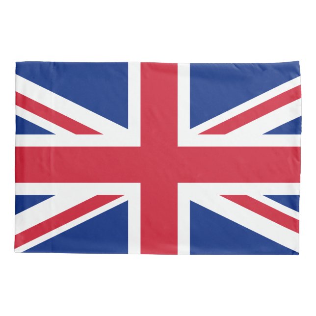 Flagge des Vereinigten Königreichs Kissenbezug (Rückseite)