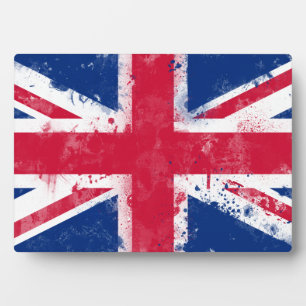 Flagge des Vereinigten Königreichs oder der Union  Fotoplatte