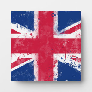 Flagge des Vereinigten Königreichs oder der Union  Fotoplatte