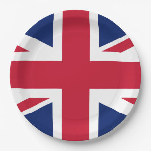 Flagge des Vereinigten Königreichs Pappteller