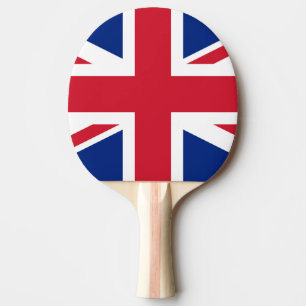 Flagge des Vereinigten Königreichs Ping Pong Paddl Tischtennis Schläger