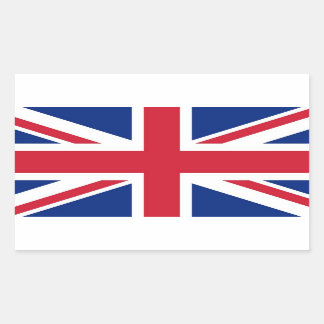 Flagge des Vereinigten Königreichs Rechteckiger Aufkleber