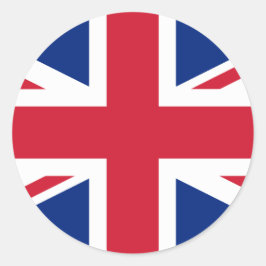 Flagge des Vereinigten Königreichs Runder Aufkleber