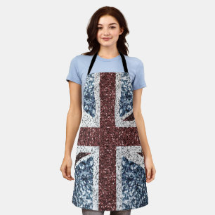 Flagge des Vereinigten Königreichs Rustikale Vinta Schürze