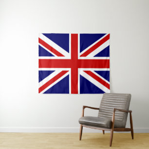 Flagge des Vereinigten Königreichs Teppich Wandteppich
