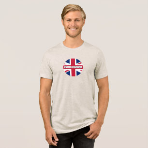 Flagge des Vereinigten Königreichs Tri-Blend Shirt