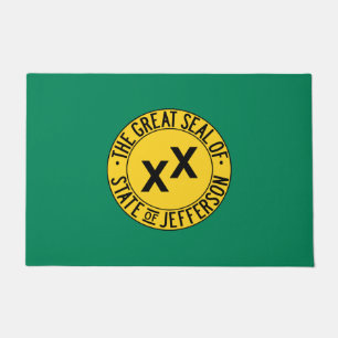 Flagge des vorgeschlagenen Staat von Jefferson Fußmatte