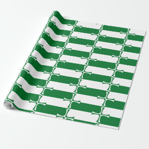 Flagge des Wrapping Paper von Kirkcudbright Geschenkpapier