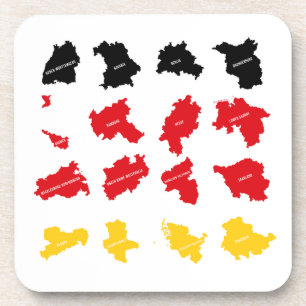 Flagge deutscher Staaten Getränkeuntersetzer