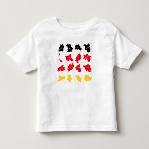 Flagge deutscher Staaten Kleinkind T-shirt