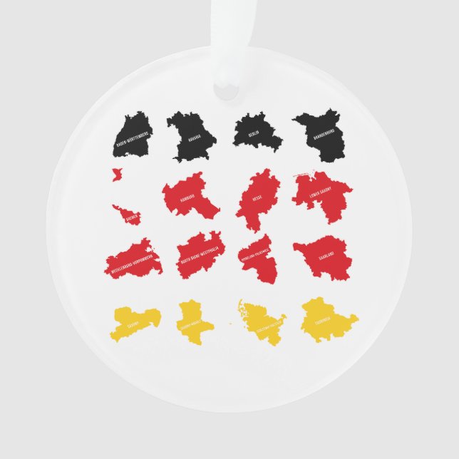 Flagge deutscher Staaten Ornament (Vorderseite)