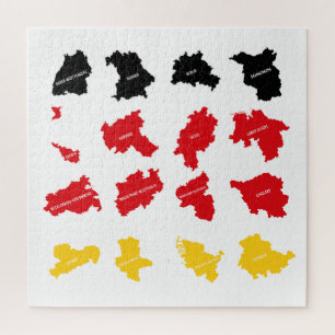 Flagge deutscher Staaten Puzzle