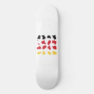 Flagge deutscher Staaten Skateboard