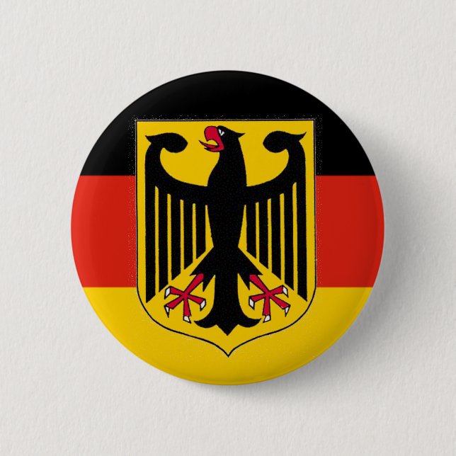Flagge Deutschland Eagle Button (Vorderseite)