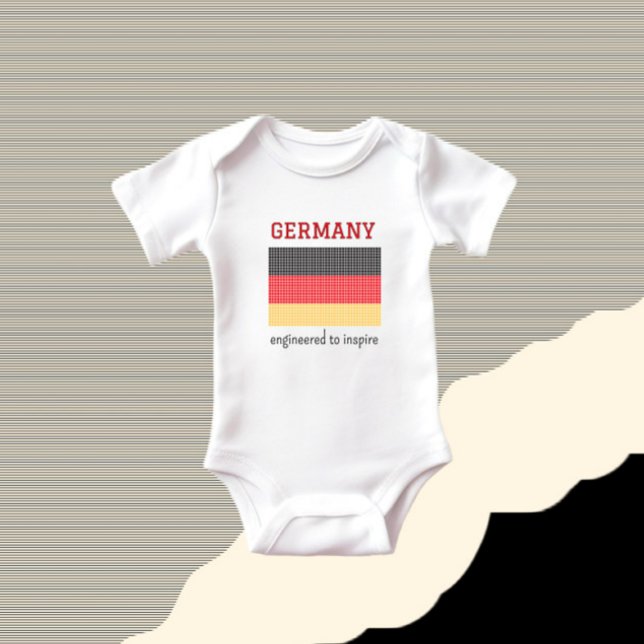 Flagge Deutschlands Baby Strampler (Von Creator hochgeladen)