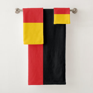 Flagge Deutschlands Badhandtuch Set