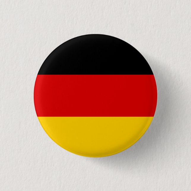 Flagge Deutschlands Button (Vorderseite)