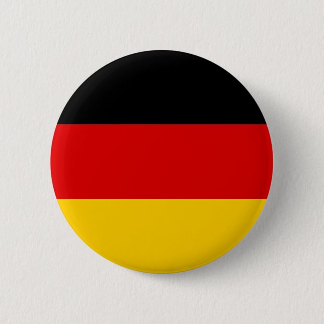 Flagge Deutschlands Button (Vorderseite)