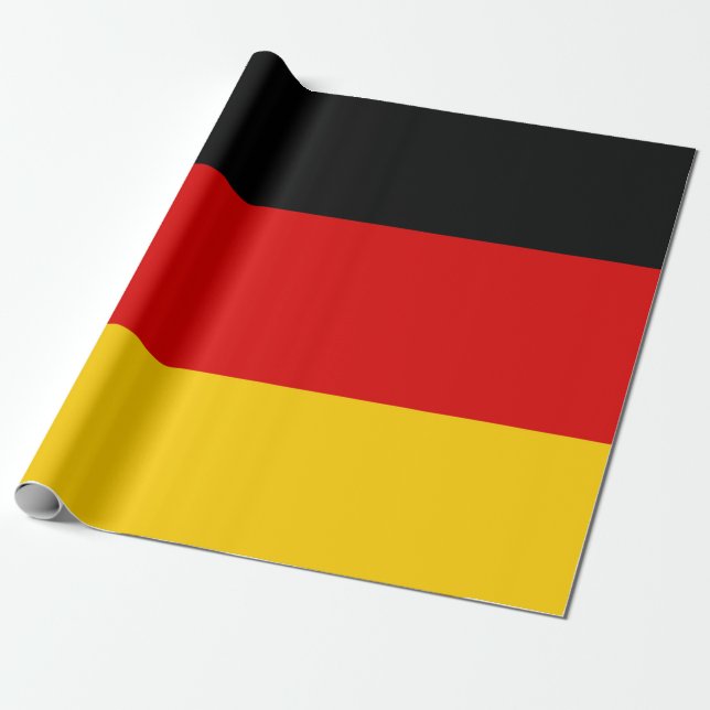 Flagge Deutschlands (Deutschland) Geschenkpapier (Ungerollt)