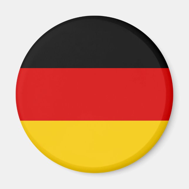 Flagge Deutschlands (Deutschland) Magnet (Vorne)