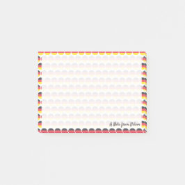 Flagge Deutschlands Emojis Post-it Klebezettel