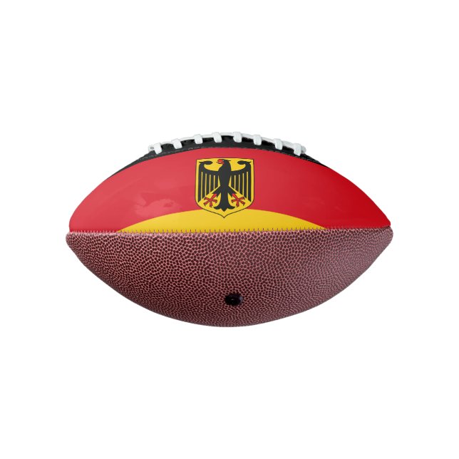Flagge Deutschlands Football (Gedreht 270)