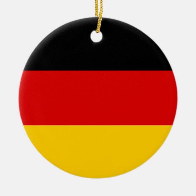 Flagge Deutschlands Keramik Ornament (Vorne)