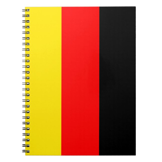 Flagge Deutschlands Notizblock (Vorderseite)
