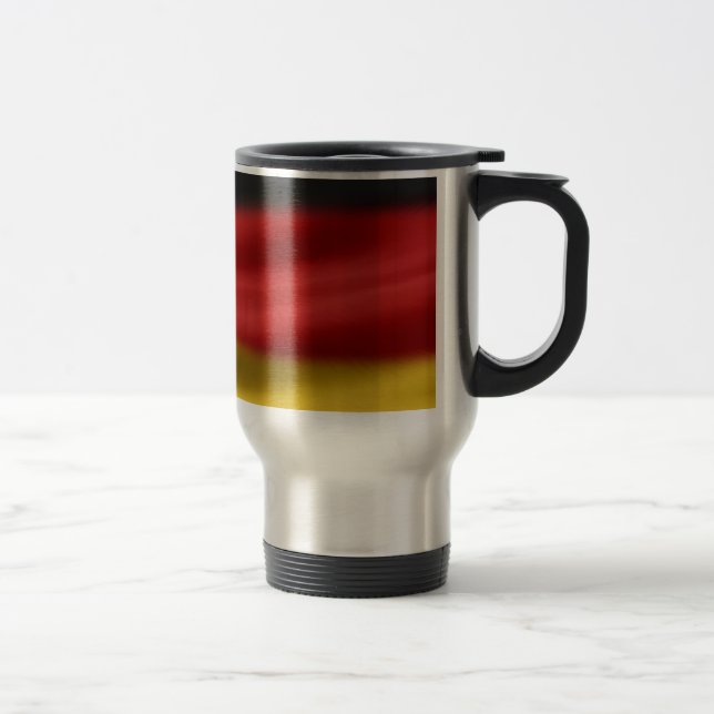 Flagge Deutschlands Reisebecher (Rechts)
