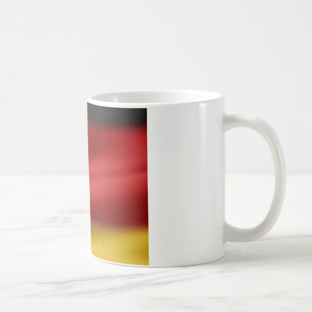 Flagge Deutschlands Tasse (Rechts)