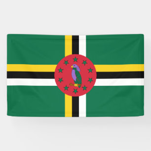 Flagge Dominicas Banner