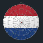 Flagge Dreifarbiges Niederlande Dartscheibe<br><div class="desc">Flagge der Niederlande: "Ich halte an". Es besteht aus drei horizontalen Streifen: rot,  weiß und blau.</div>