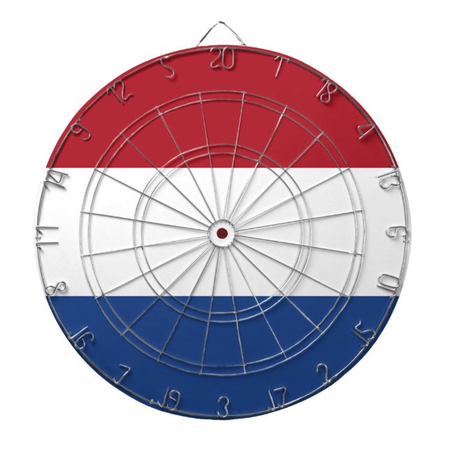 Flagge Dreifarbiges Niederlande Dartscheibe (vorne)