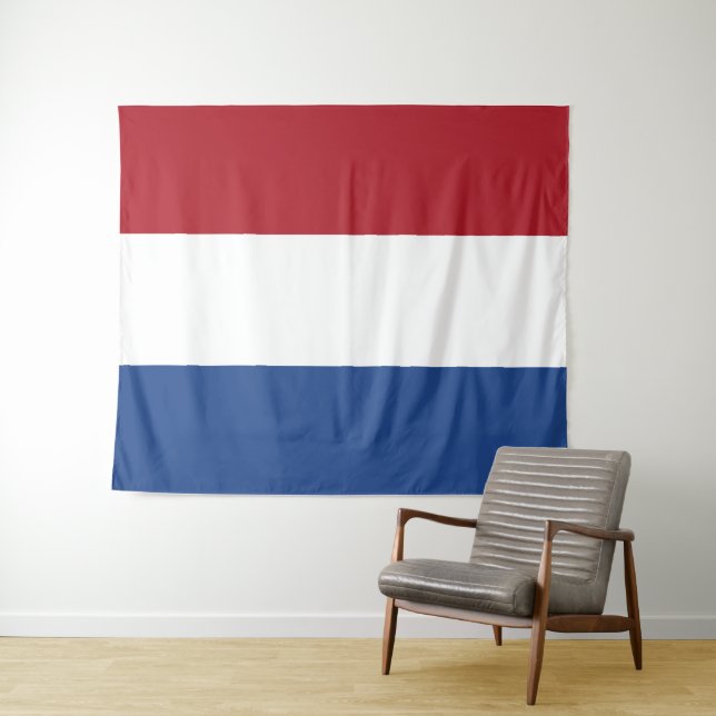 Flagge Dreifarbiges Niederlande Wandteppich (Beispiel (Horizontal))